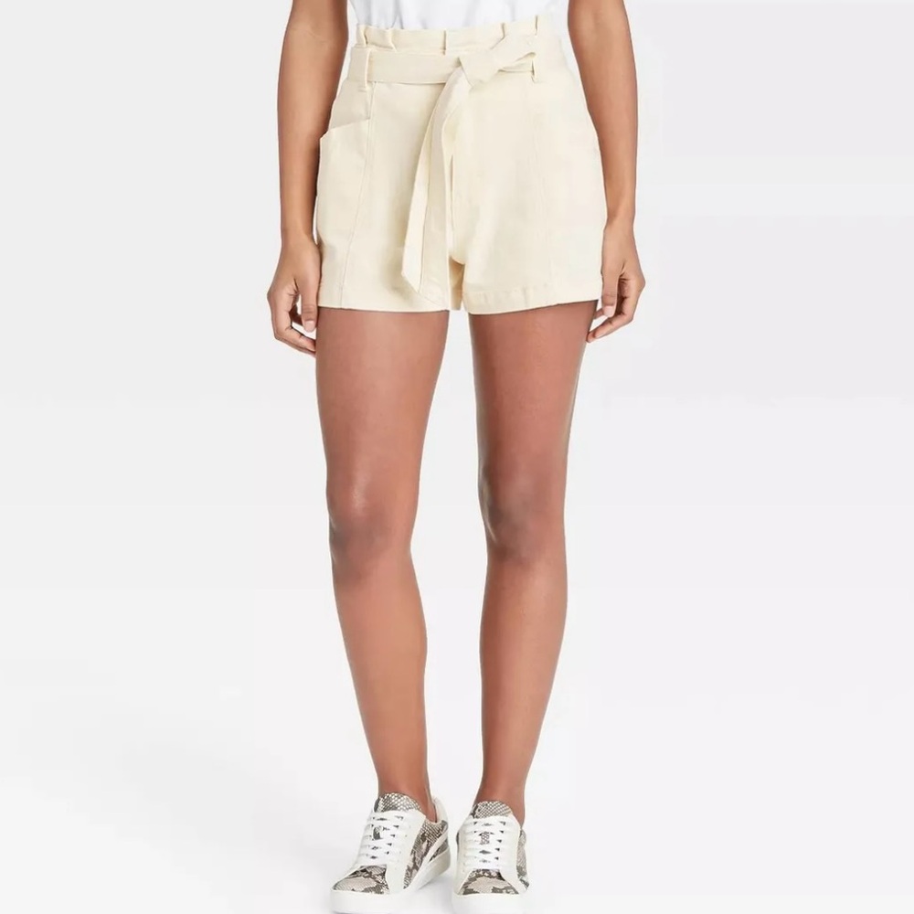 Target Universal Thread High Rise Paper Bag Shorts Size: XS - Picture 6 of 7
